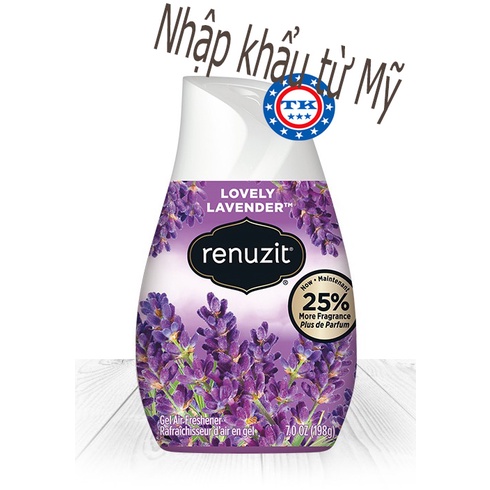 Sáp Thơm Phòng Renuzit Lovely Lavender 198g - Mỹ