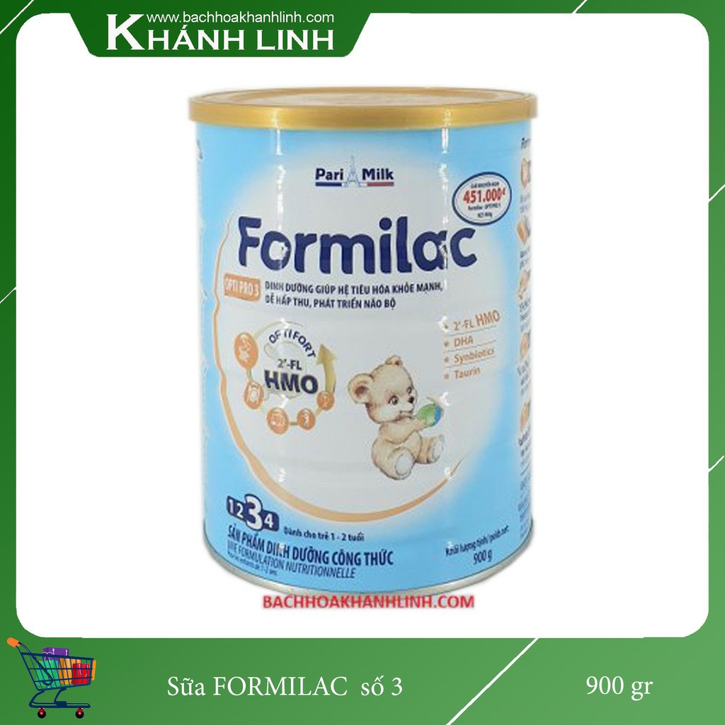 Sữa Bột FORMILAC Optipro số 3 Lon 900Gr