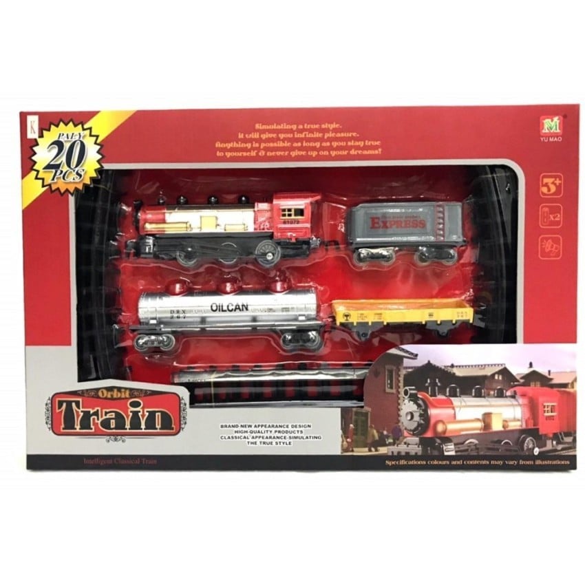 Đồ chơi trẻ em, bộ đồ chơi lắp ghép, ráp đường ray  tàu hỏa xe lửa dễ dàng lắp ráp, giá siêu rẻ, 20 chi tiết