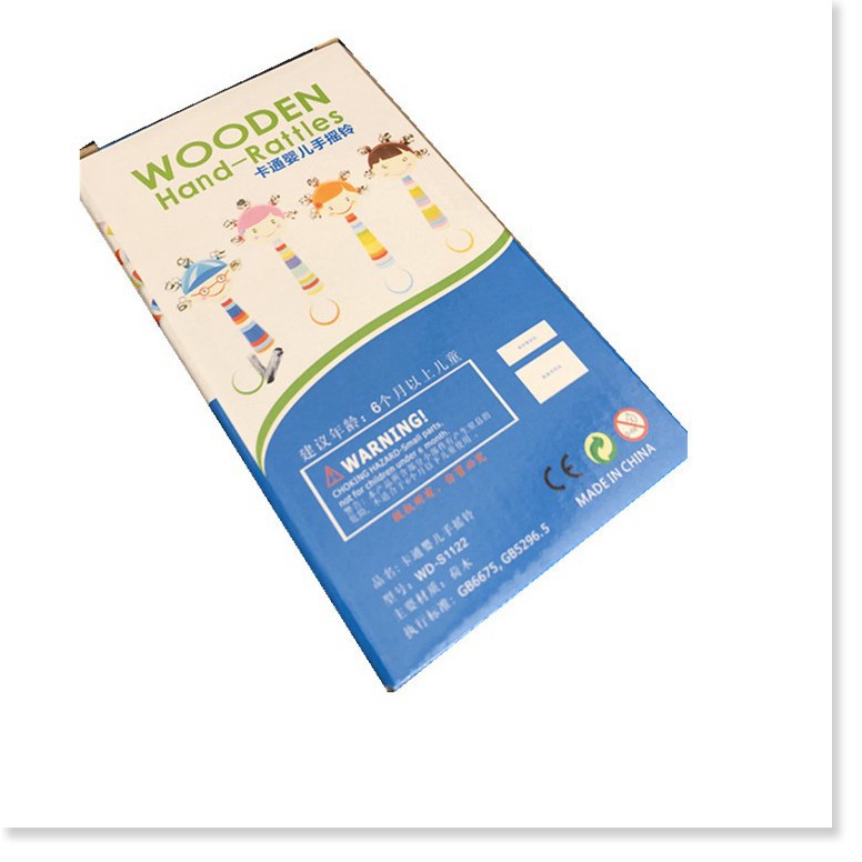 Đồ chơi cho bé  💯 GIÁ VỐN]   Chuông gỗ smile dạng con lắc phát ra âm thanh vui tai, đẹp mắt, dễ thương 4819