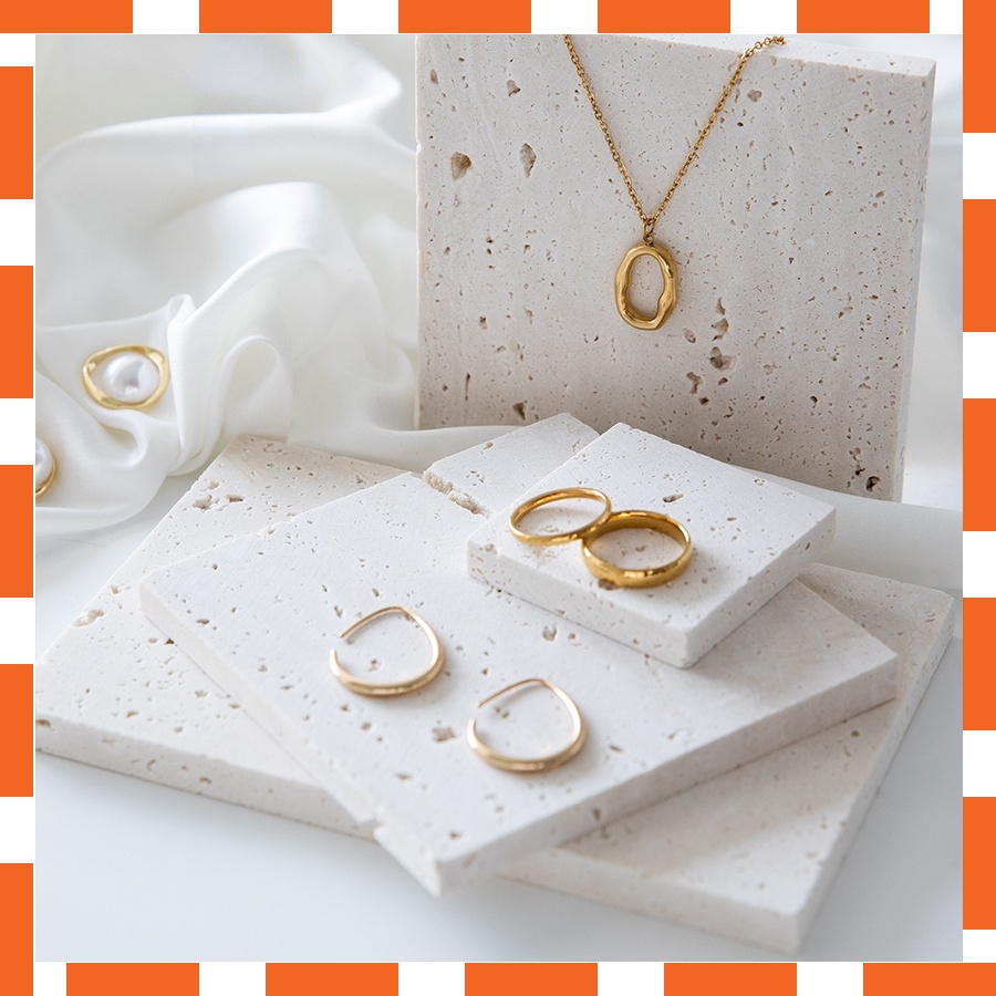 Miếng đá phụ kiện, giá đỡ trưng bày trang sức trang trí, chụp ảnh - DiTu Decor