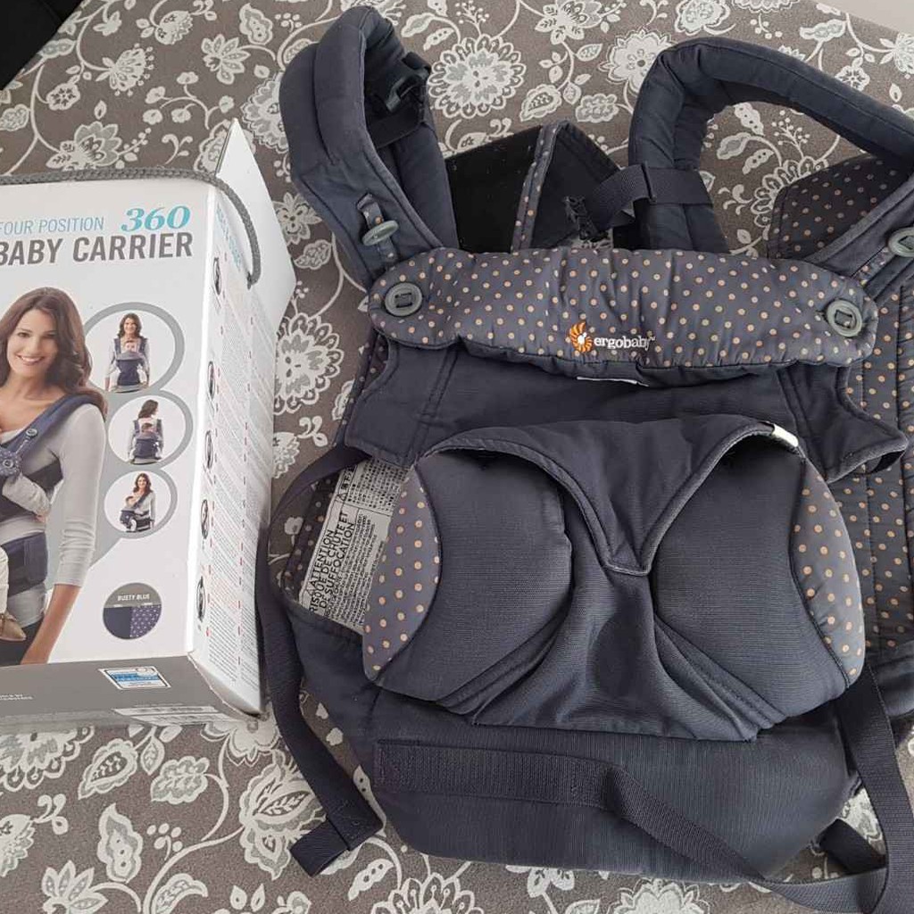 Địu em bé trợ lực địu Mỹ 4 tư thế Ergo Baby 4 Position 360 Baby Carrier