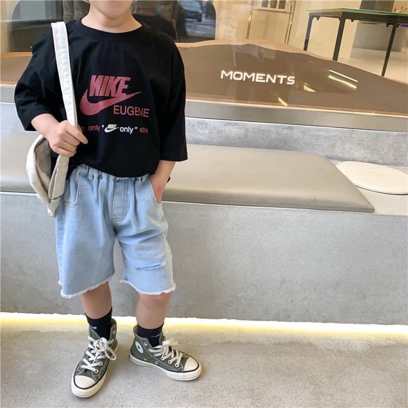 Quần short jeans cho bé