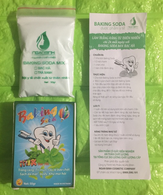 BAKING SODA MIX BẠC HÀ