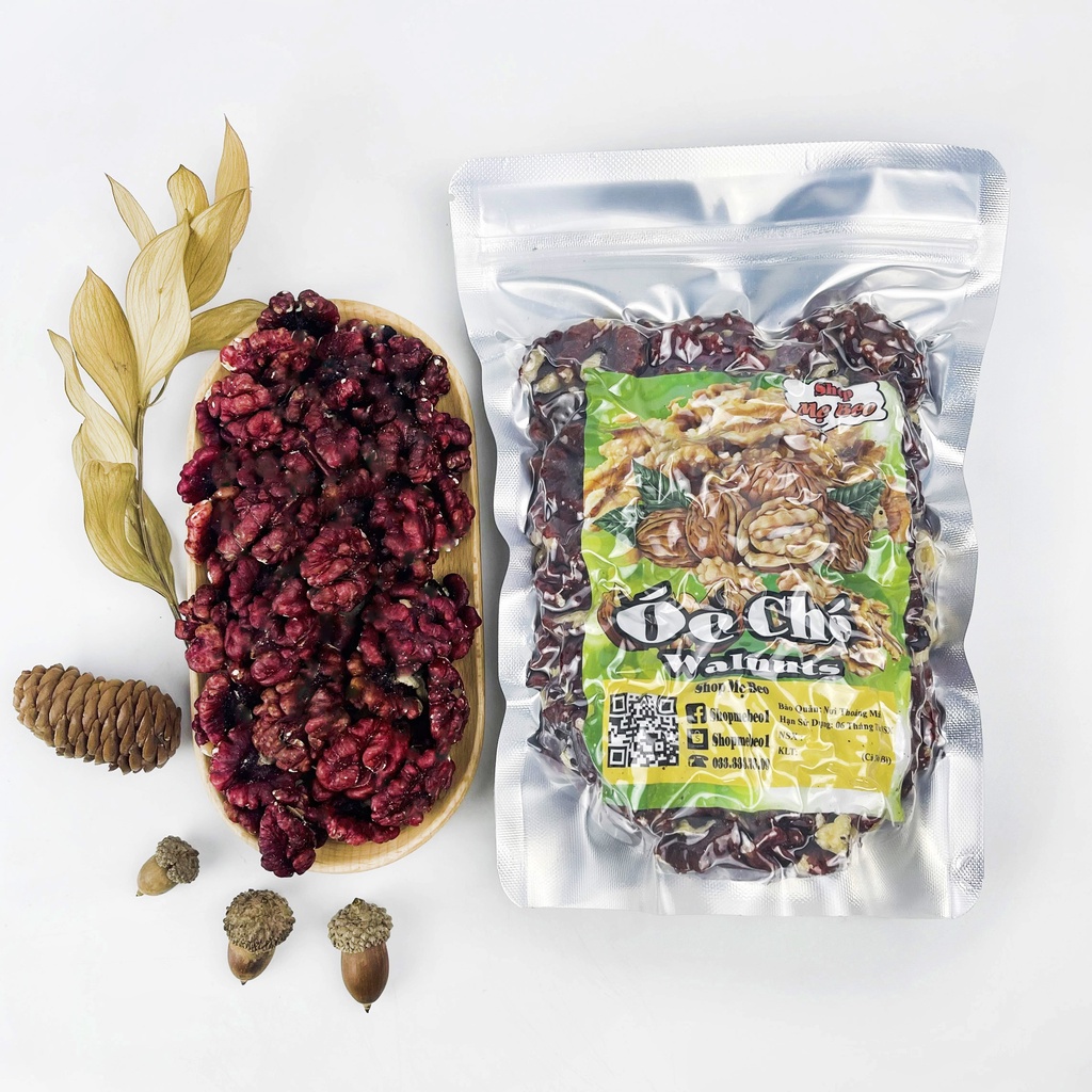 500Gr Nhân hạt óc chó đỏ nhập khẩu Mỹ sấy chín