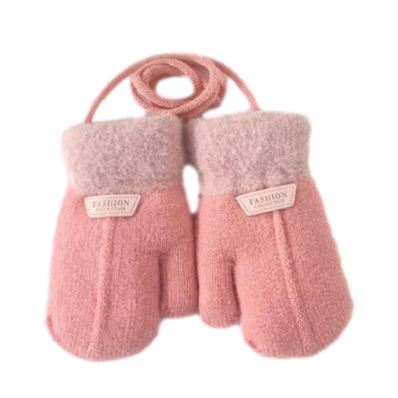 Găng Tay Xỏ Ngón Chống Gió Màu Sắc Thời Tiết Lạnh