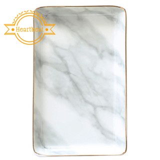 Khay sứ đựng trang sức & vật dụng hình đá cẩm thạch