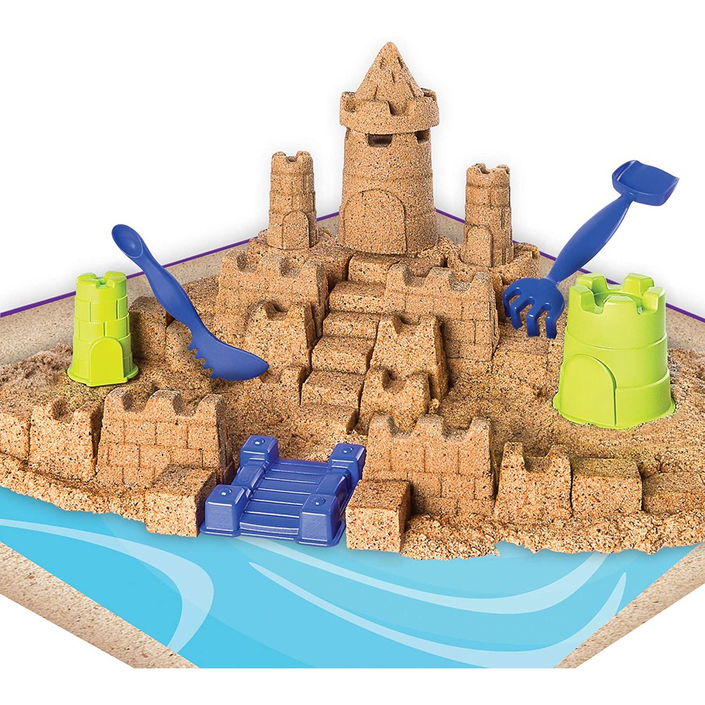 Đồ chơi KINETIC SAND - Cát biển và dụng cụ xây lâu đài - Mã SP 6044143