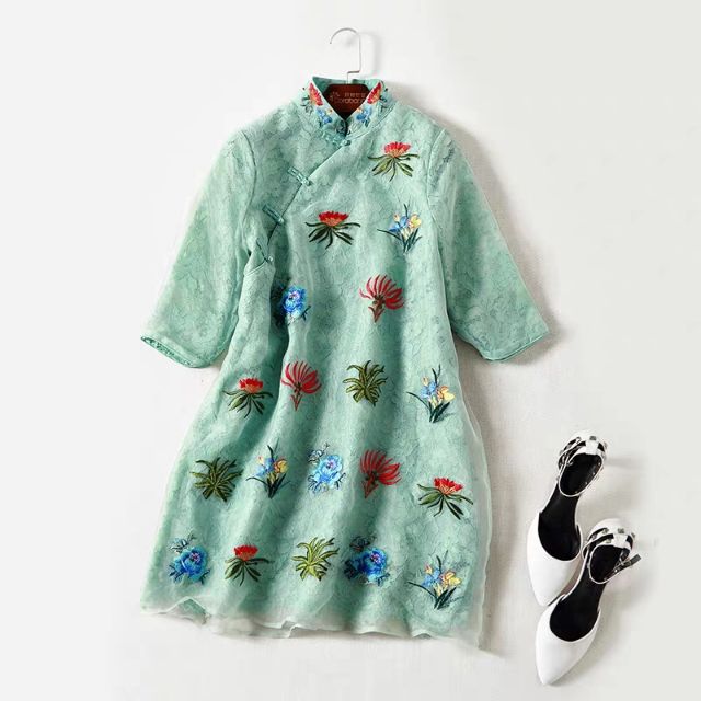 Đầm xuông cổ tàu | BigBuy360 - bigbuy360.vn