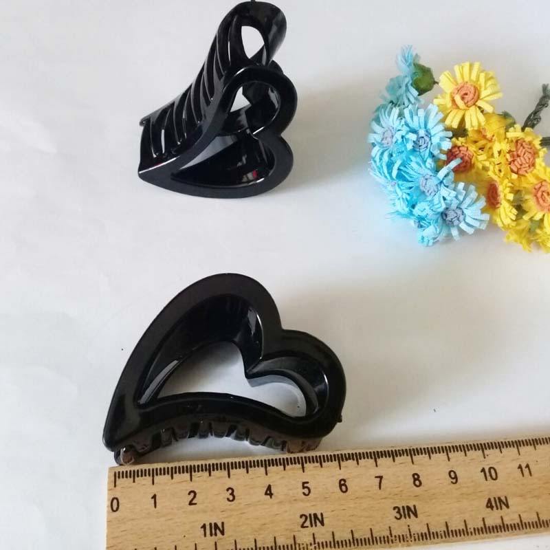 Kẹp tóc trái tim phụ kiện bờm tóc