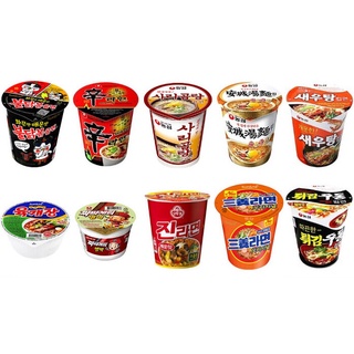 Mì Nongshim loại cốc giấy nhiều vị - 70 gram - nhập khẩu Hàn Quốc