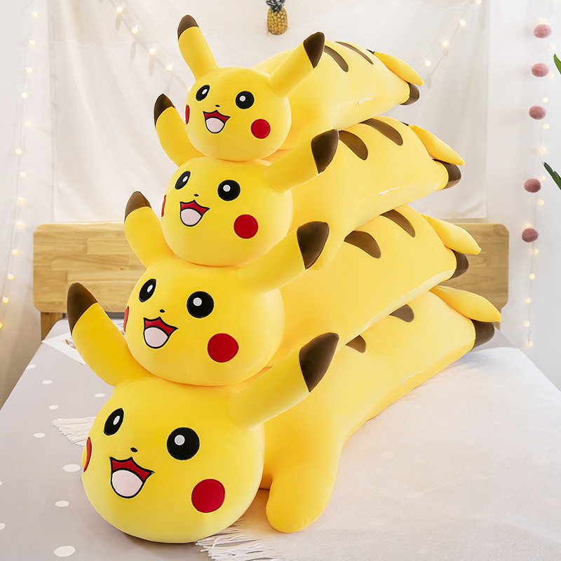 Gối Ôm Hình Pikachu Nhồi Bông Siêu Mềm Dễ Thương