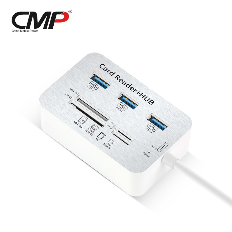 Cáp USB 3.0 to Hub Usb + Card reader All in One