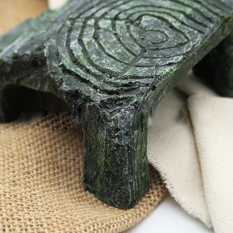 Bệ Đứng Hình Rùa Có Lỗ Ẩn Đảo Rùa Leo Trèo Cho Rùa