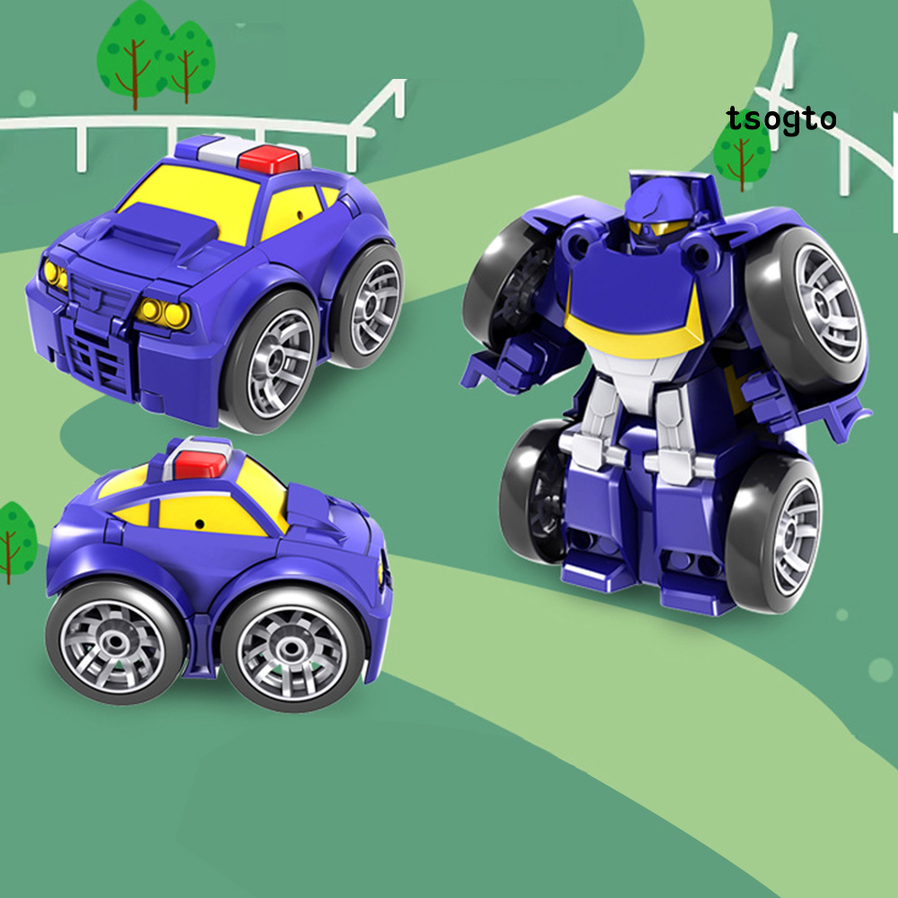 Đồ chơi mô hình xe hơi biến hình rô bốt thú vị dành cho bé