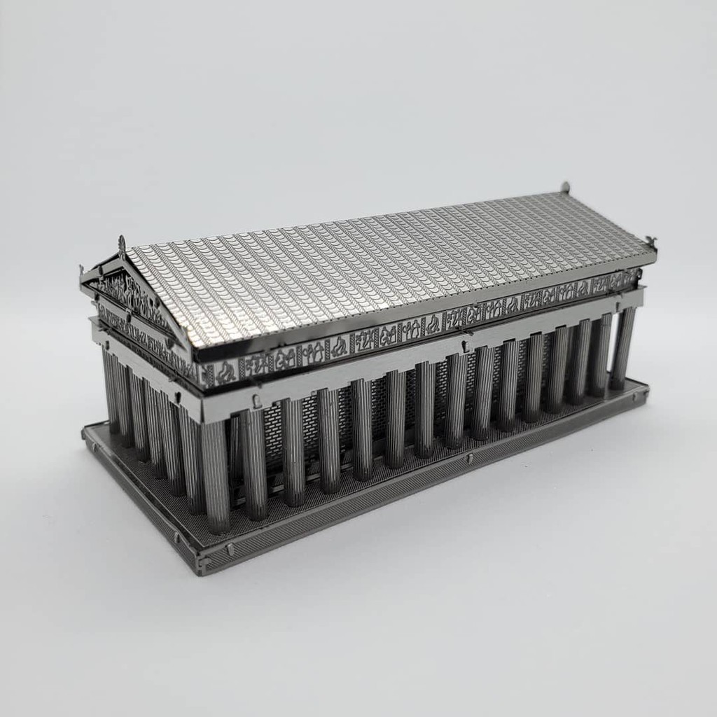 ♤♟₪Mô Hình Lắp Ghép 3D Kim Loại Tự Ráp Đền Parthenon Thần Athena Hy Lạp - Chưa Lắp