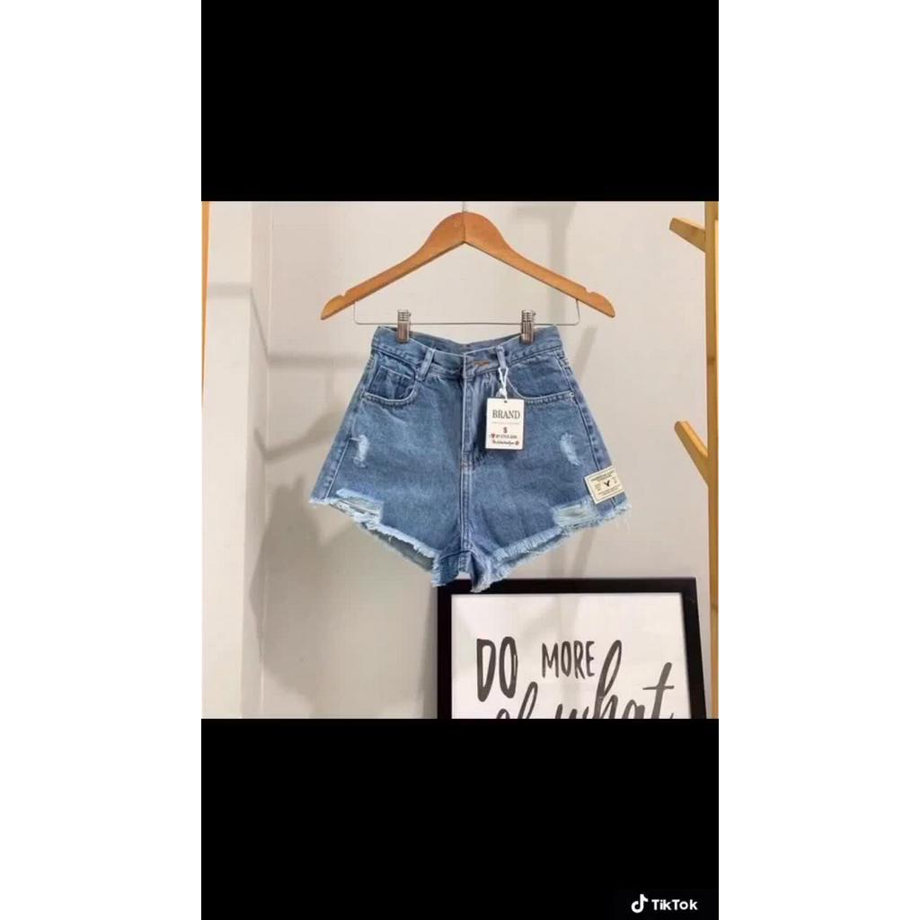 Quần short jean nữ lưng cao King168 , quần short nữ thời thượng QS32 A0532 | BigBuy360 - bigbuy360.vn