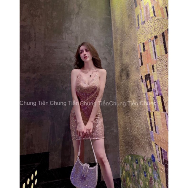 Đầm kim sa dự tiệc