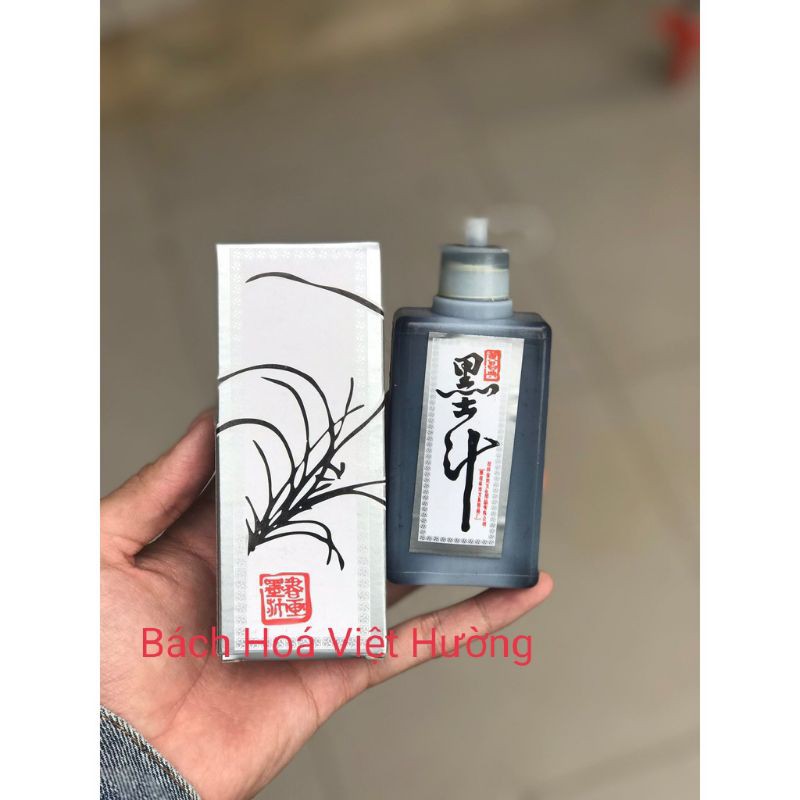 Mực tàu viết thư pháp 100ml , mực dùng cho bật mực, mực bật tim tường tim cột