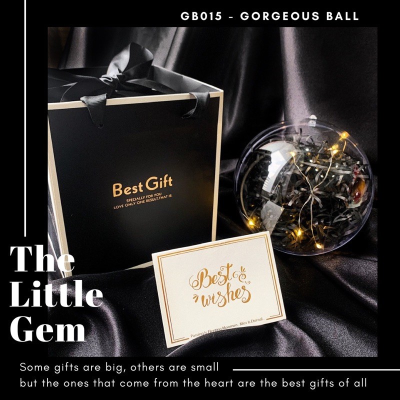 Hộp quà quả cầu Gorgeous Ball 14cm độc lạ đựng quà,đựng son tặng 14/2 Valentine, 8/3, 20/10, 20/11, Noel, Sinh nhật | BigBuy360 - bigbuy360.vn