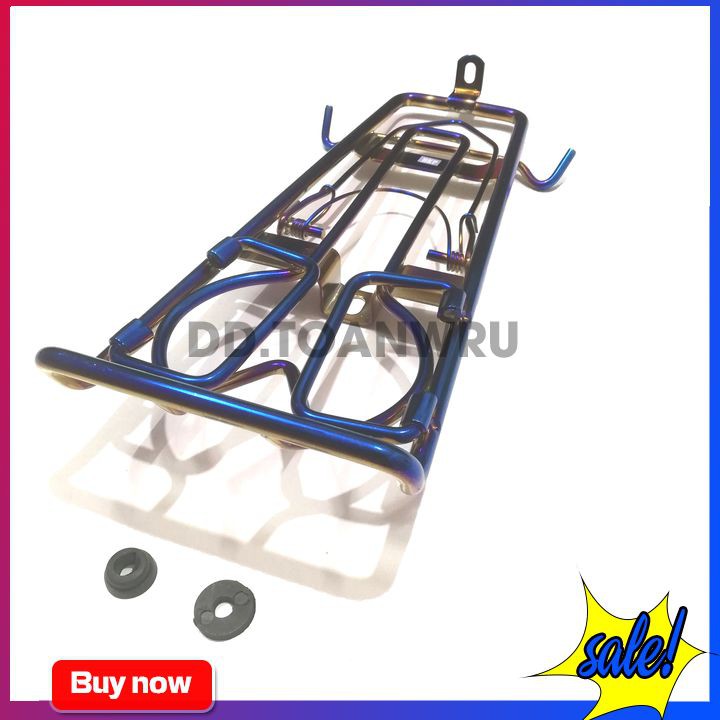 Baga giữa inox 10li đặc biệt gắn xe Exciter 150 -  Màu Titan