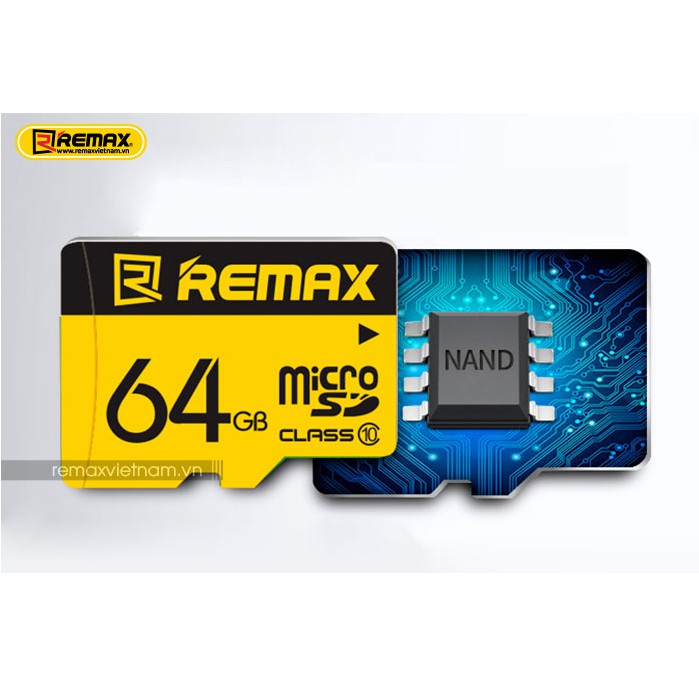 Thẻ nhớ MicroSD Remax 64Gb tốc độ Class 10 chuyên dụng cho camera và điện thoại | BigBuy360 - bigbuy360.vn