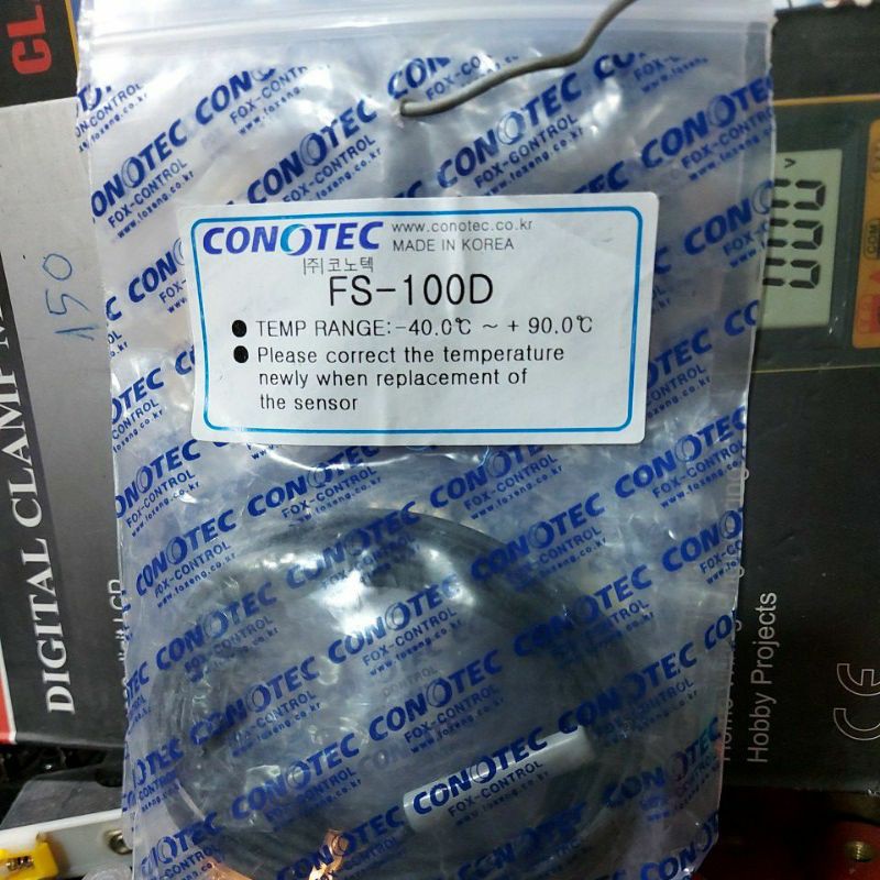 Cảm biến nhiệt độ, dây dò nhiệt Conotec FS-100D