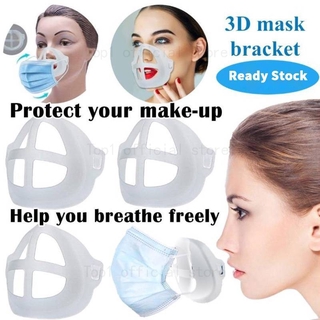 Giá đỡ mặt nạ 3D Breathing Mask Giá đỡ Giá đỡ Bảo vệ Chân đế Bảo vệ lớp trang điểm / Không bị dính son môi / Mở rộng khoảng thở giúp hô hấp êm ái / Kính không bị sương mù