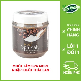 Muối tắm tẩy tế bào chết mori spa salt bath body scrub 700g