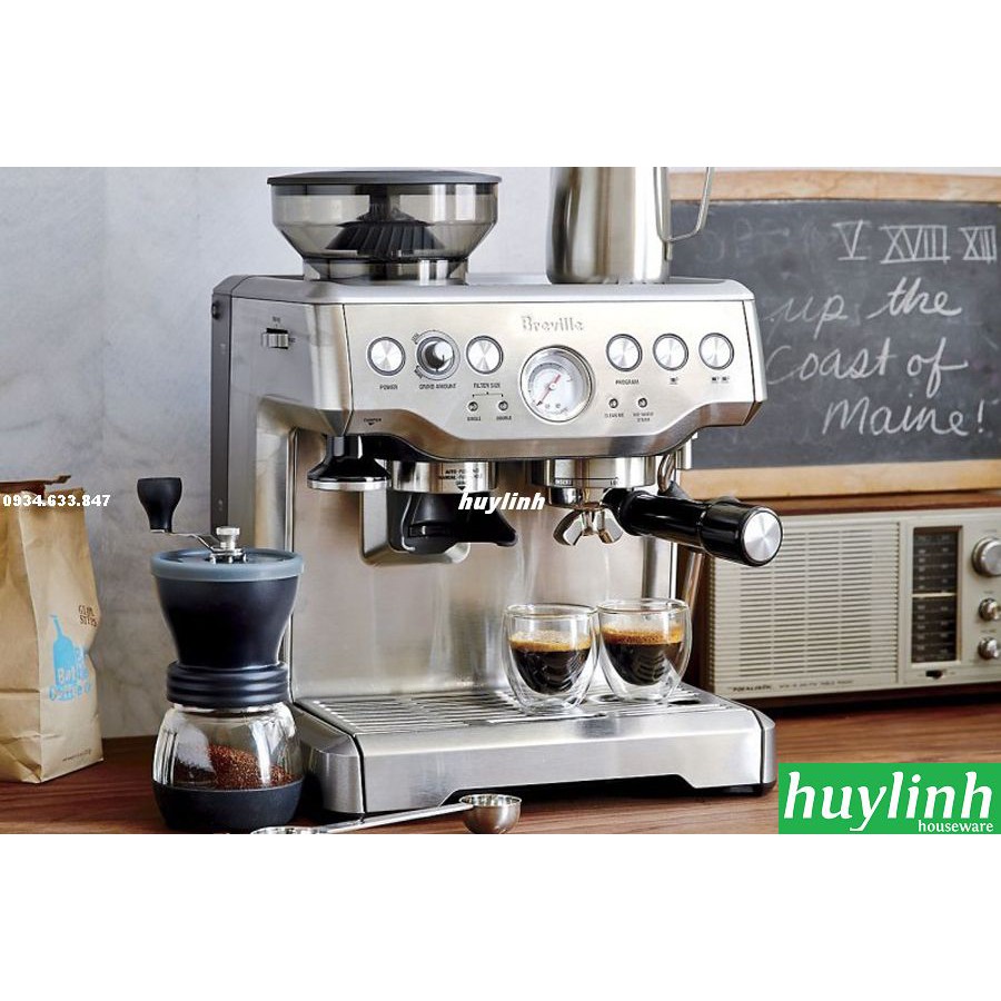 [Mã ELHAMS5 giảm 6% đơn 300K] Máy pha cà phê Breville 870XL - Made in Úc - Có Quà Tặng