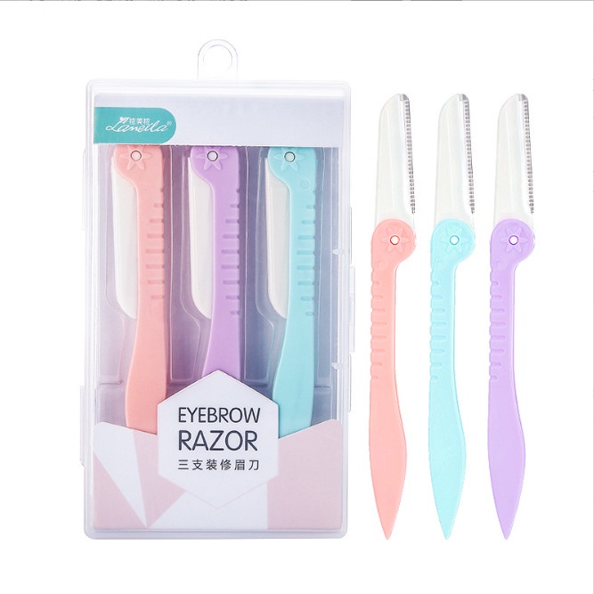 Bộ 3 Dao cạo lông mày LAMEILA cao cấp dành cho nữ BAG U DAOCAO41