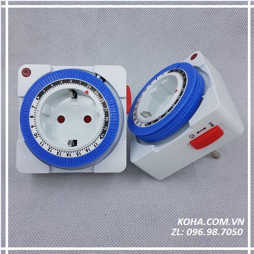 Ổ cắm hẹn giờ bật tắt Thiết bị điện kiểu cơ TG16A- 220V ( 2 sản phẩm )