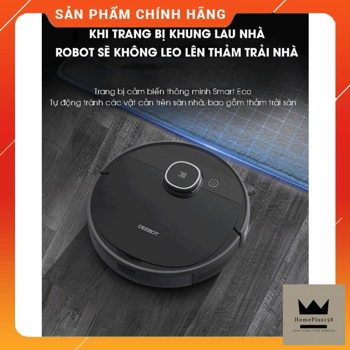 ⚡Hàng chính hãng⚡ Robot hút bụi lau nhà ECOVACS DEEBOT T5 MAX - Hàng mới nguyên seal 100%- Tặng App Ecovacs Home