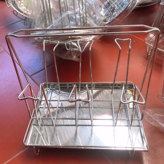 Khay, kệ úp ly inox 304