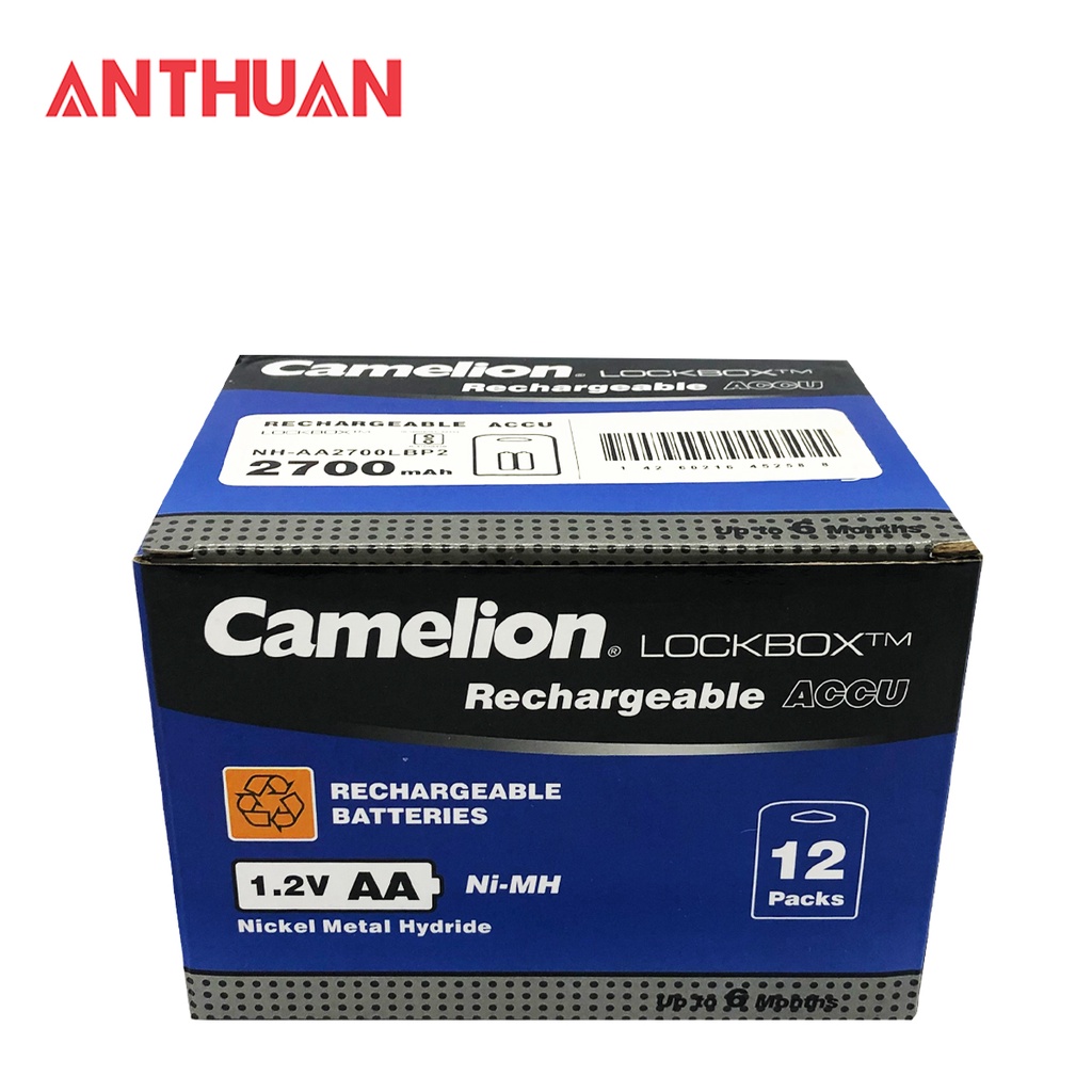 Pin tiểu sạc Camelion 2700mAh 1.2V AA  dành cho đồ chơi và các thiết bị điện tử- VỈ 2 VIÊN
