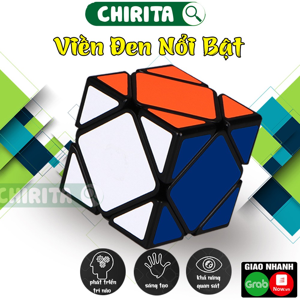 Rubik Skewb Viền Đen Magic Cube Biến Thể - Đồ Chơi Giúp Phát Triển Trí Não NO.8923-3