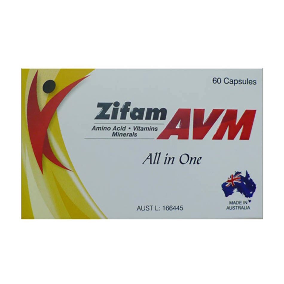 Zifam AVM, hỗ trợ giúp bổ sung vitamin, acid amin và khoáng chất 60 viên