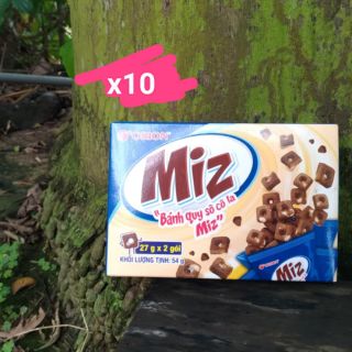 Combo 10 hộp Bánh quy Sô cô la Miz | Orion | 54g/hộp | HSD: T12/2019