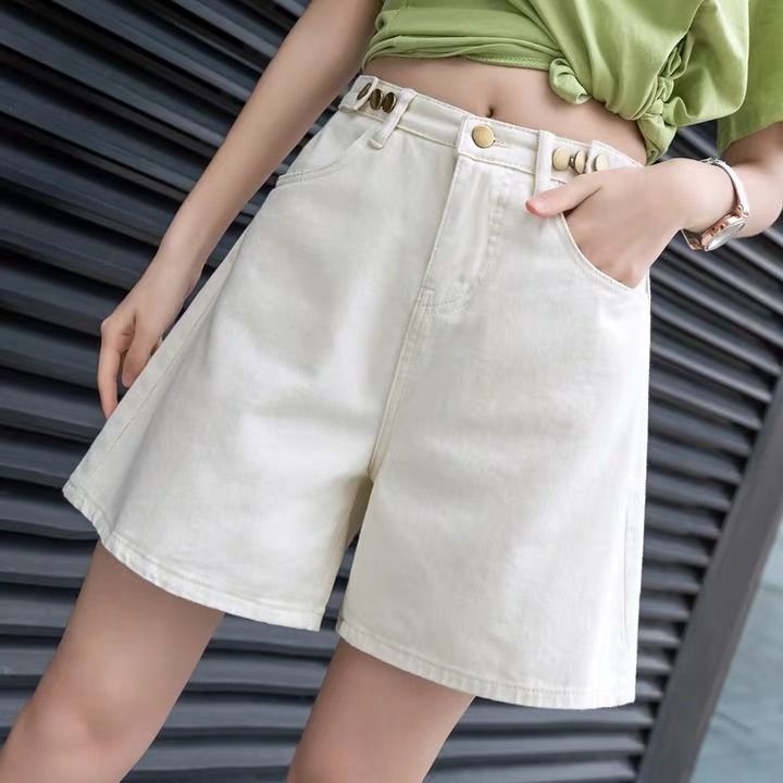 Quần short BH denim oversized thời trang cho nữ