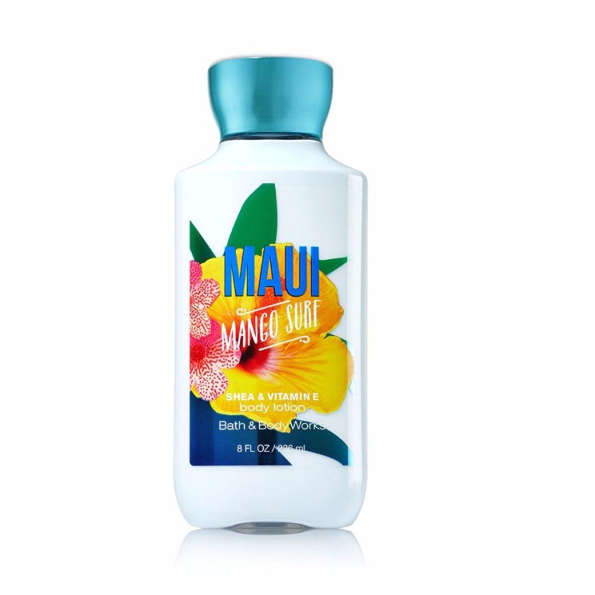 Dưỡng thể giữ ẩm da Bath &amp; Body Works Maui Mango Surf body lotion 236ml (Mỹ)