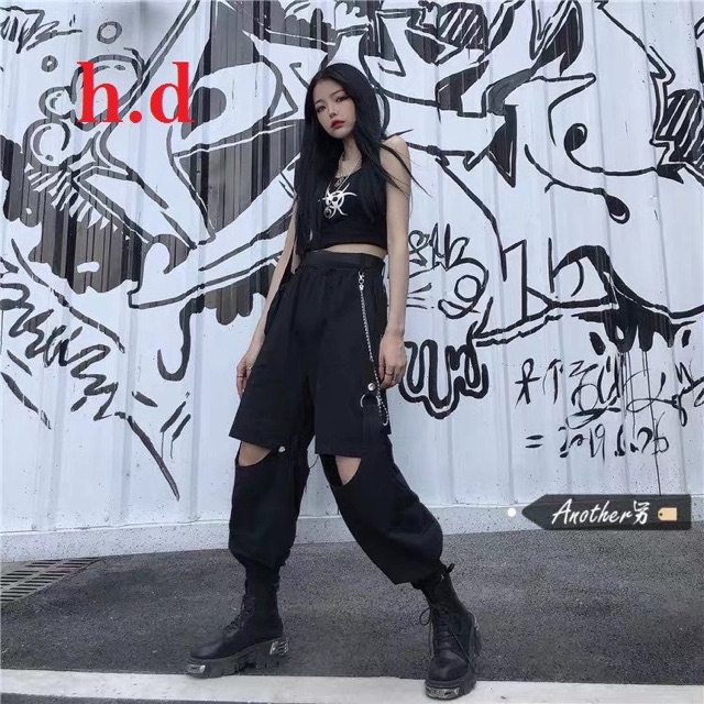 Quần Kaki hở gối HĐ12