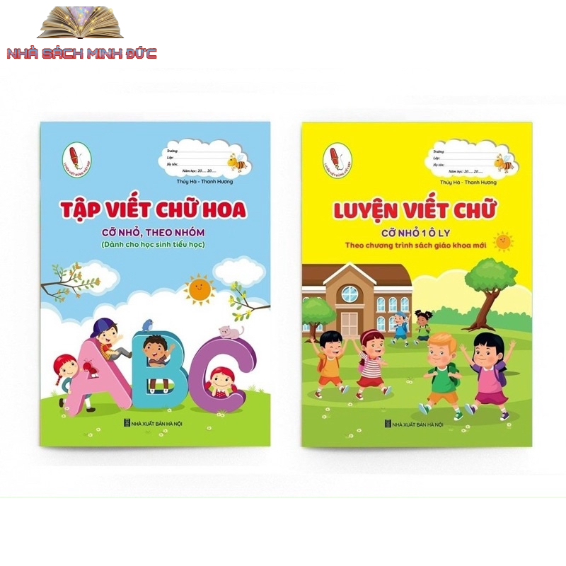 Sách (Combo, Lẻ tùy chọn) Luyện viết chữ cỡ nhỏ 1 ô ly - Tập viết chữ Hoa cỡ nhỏ theo nhóm (dành cho học sinh Tiểu học)