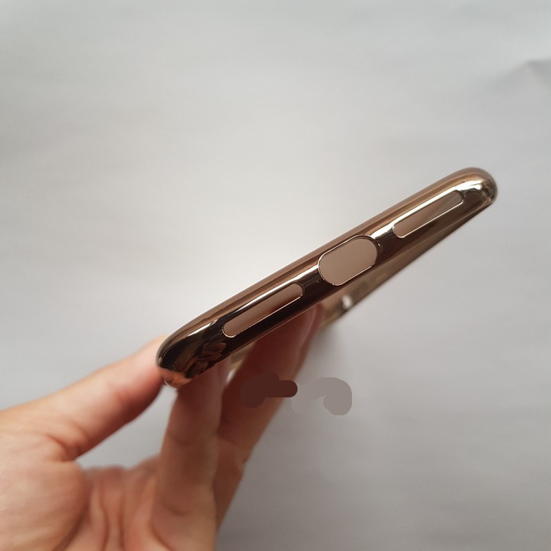 Ốp lưng cho Iphone X/Xs Max/IPhone 12/IPhone 12 Pro/IPhone 12 Pro Max dẻo viền màu vàng Totu cao cấp