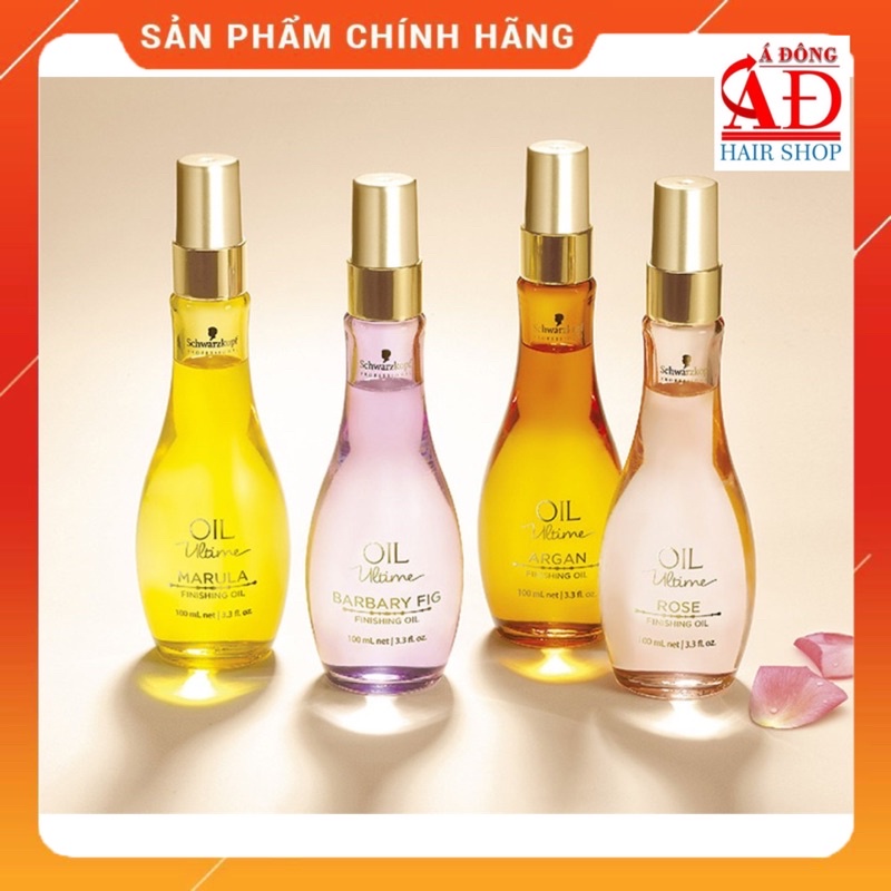 Tinh dầu dưỡng tóc Schwarzkopf OIL Ultime cho tóc khô hư tổn 100ml chính hãng Đức