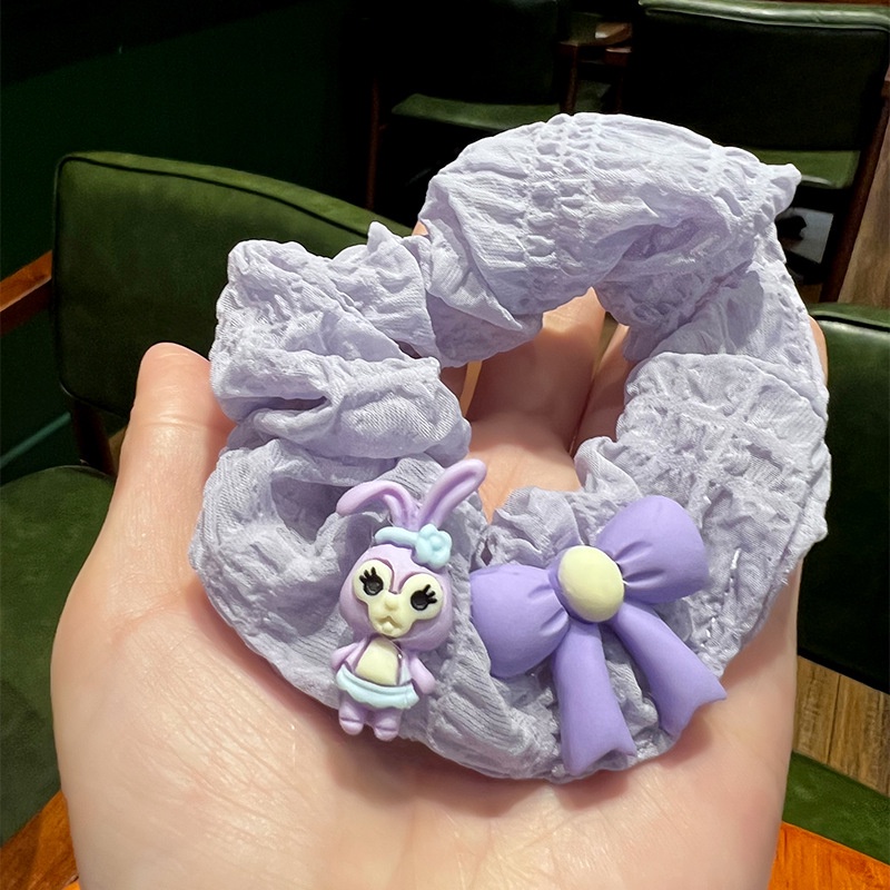 Dây Cột Tóc Hình Búp Bê Ngôi Sao / Thỏ Dễ Thương Xinh Xắn Dành Cho Nữ