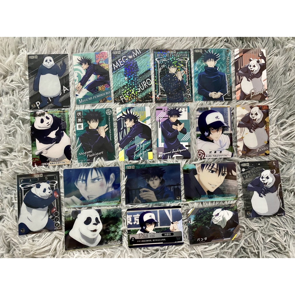 OFF - CÓ SẴN - Nguồn Nhật - Card Bo góc Chú Thuật Hồi Chiến - Thẻ Nhân Phẩm JJK - Goods Anime JJK - VVCG2