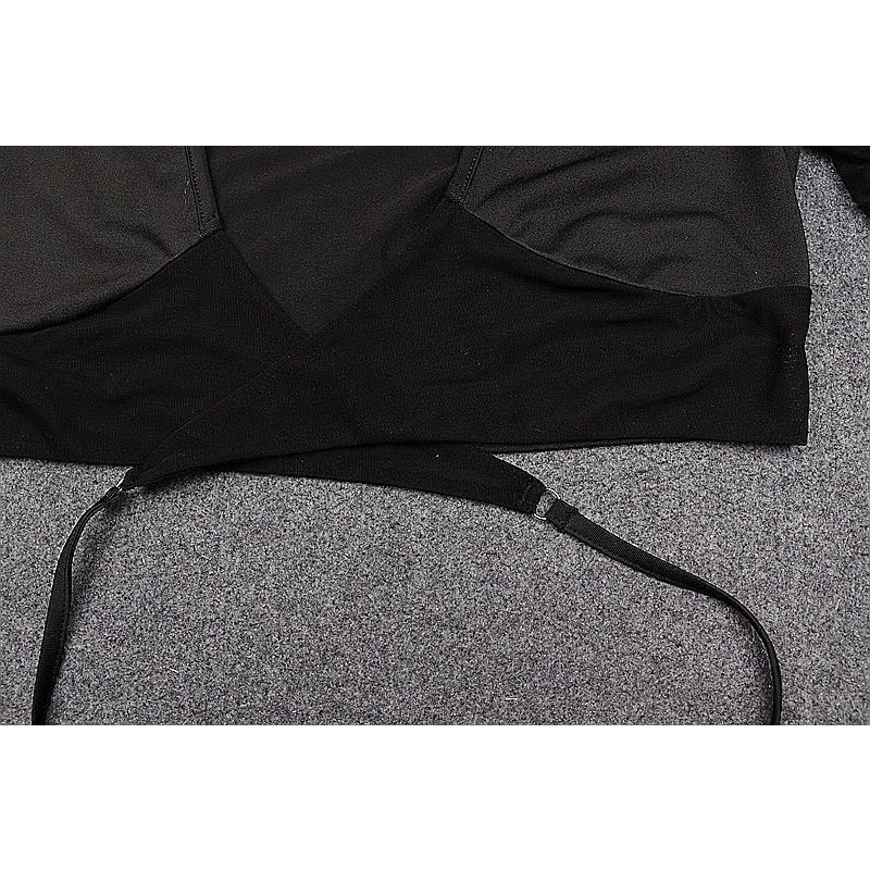Áo CropTop Tay Dài DATB thiết kế dây quấn eo CTDE0001