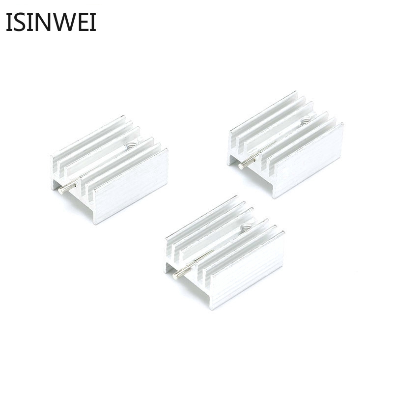 Bộ 10 tản nhiệt chất liệu hợp kim cho To220 To-220 21*15*10mm với pin 12*15*10