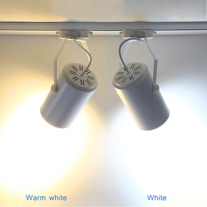 Đèn led rọi ray 3W siêu sáng, siêu bền vỏ đen, trắng,phải sử dụng kèm thanh ray, chiếu điểm tập trung, bảo hành 24thang