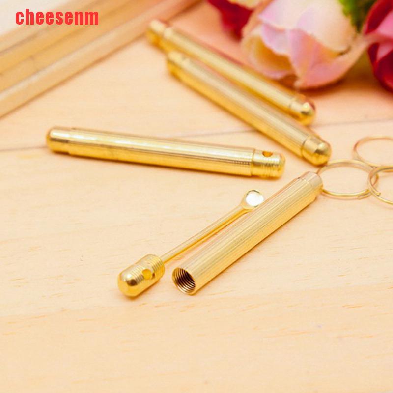 Dụng Cụ Lấy Ráy Tai Màu Vàng Gấp Gọn Tiện Lợi